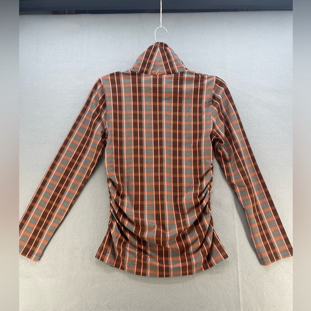 NWT Tanya Taylor Shelby Grid Print Organic Cotton Top Women’s Size Medium - Picture 15 of 16